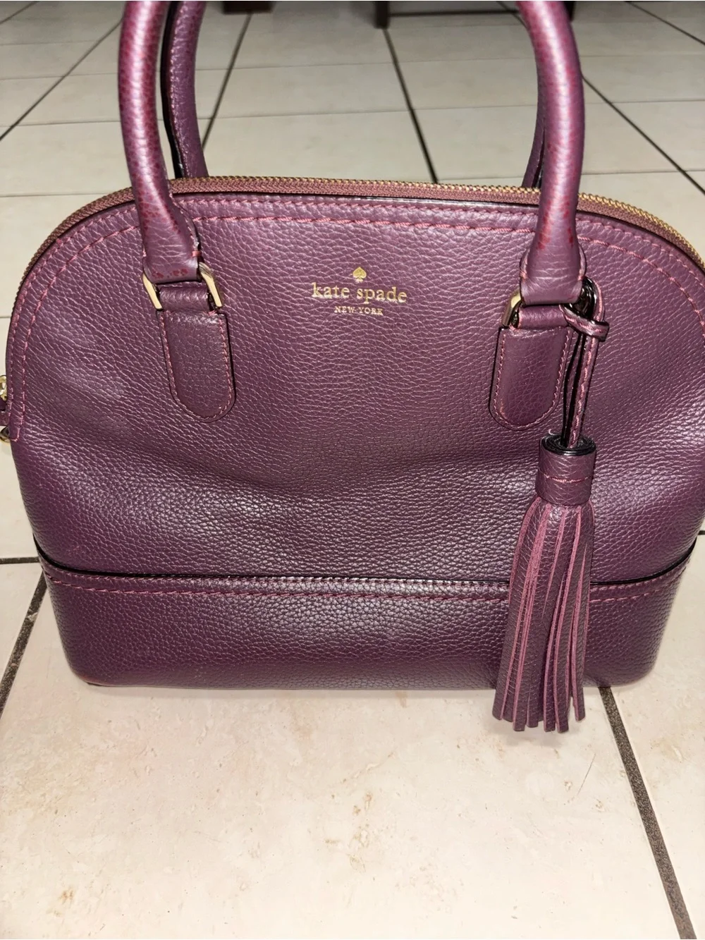 kate spade Leather purse/satchel + matching wallet